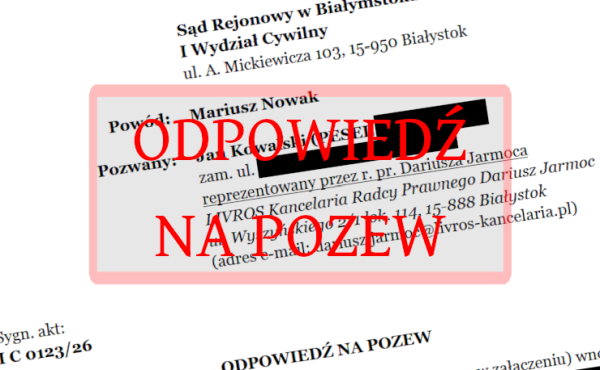 Grafika dekoracyjna porady: Odpowiedź na pozew – jak napisać i czy jest to obowiązkowe?