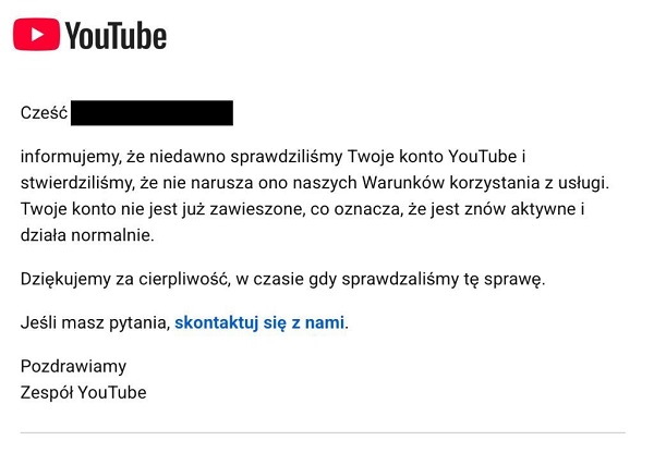 Grafika dekoracyjna porady: Odzyskanie konta YouTube – prawnik wyjaśnia, co zrobić gdy konto lub kanał zostaje zablokowany