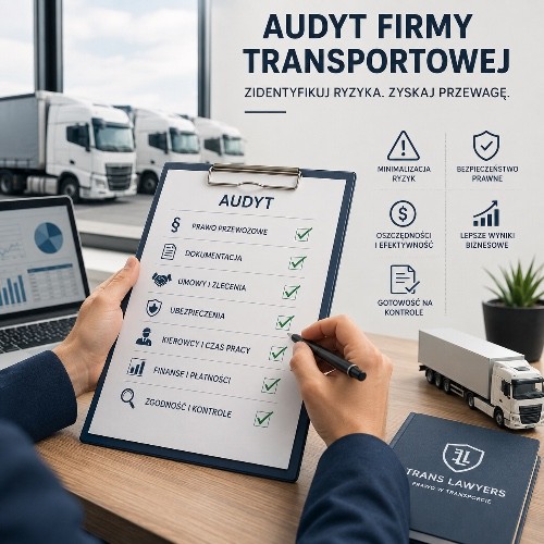 Grafika dekoracyjna porady: Audyt prawny firmy transportowej