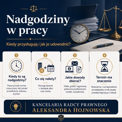 Grafika dekoracyjna porady: Nadgodziny w pracy – kiedy przysługują i jak je udowodnić?
