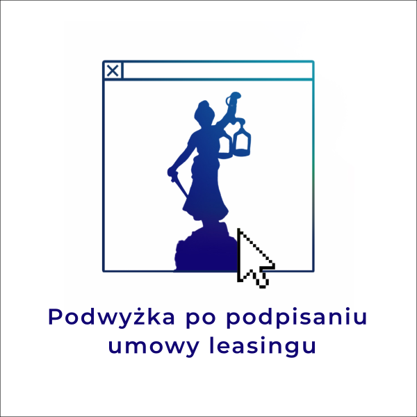 Grafika dekoracyjna porady: Podwyżka po podpisaniu leasingu
