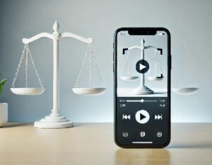 Grafika dekoracyjna porady: Proporcjonalność w decyzjach Meta – wyłączenie konta na Facebooku i Instagramie
