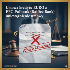Grafika dekoracyjna porady: Umowa kredytu EURO z EFG Polbank (Raiffeisen Bank) - unieważnienie umowy