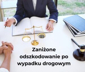 Grafika dekoracyjna porady: Zaniżone odszkodowanie po wypadku – co może zrobić poszkodowany?